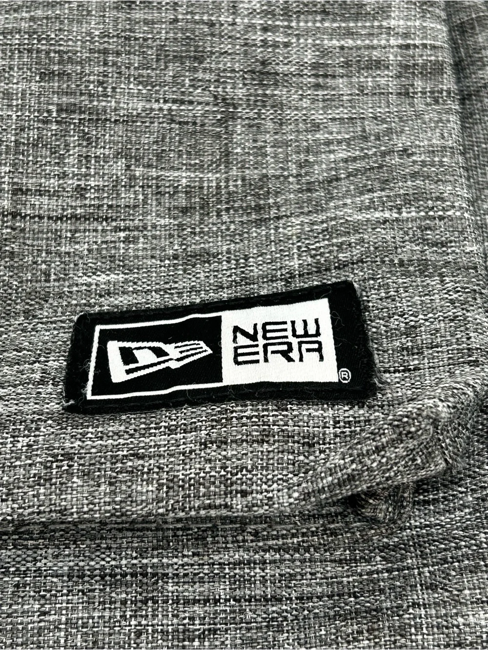 New Era Gray Backpack with Red & Black NY Logo